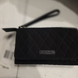 Vera Bradley Classic Black RFID Wristlet